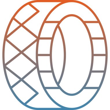 Güzel Çin feneri vektör simgesi