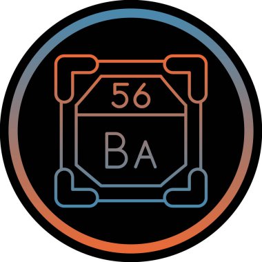 Bir b 6 simgesinin vektör illüstrasyonu