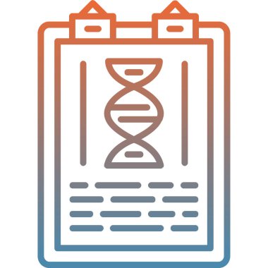 dna. Web simgesi basit illüstrasyon