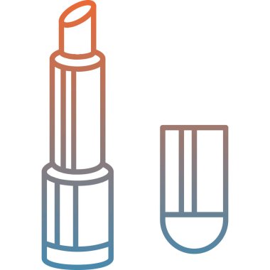 ruj simgesi vektör çizimi