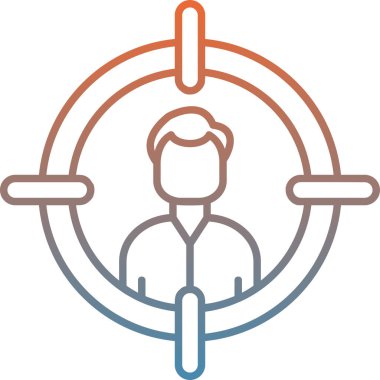 Avatar Adam. Web simgesi basit tasarım