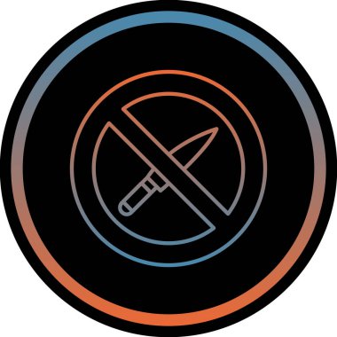 daire biçimi izole edilmiş tornavida simgesi