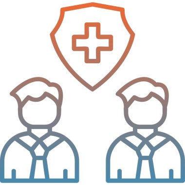 Sağlık hizmeti, sağlık vektör çizimi, tıbbi düz tasarım