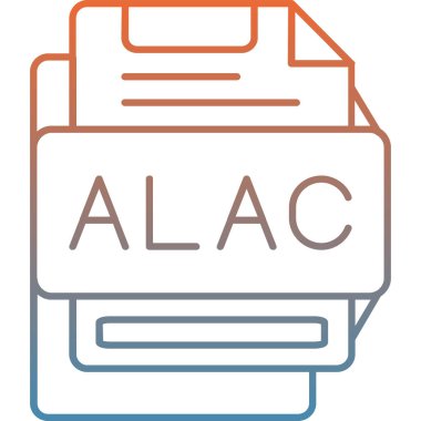 dosya biçimi simgesi, vektör illüstrasyonu