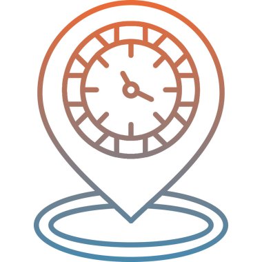 pusula simgesi, vektör illüstrasyonu