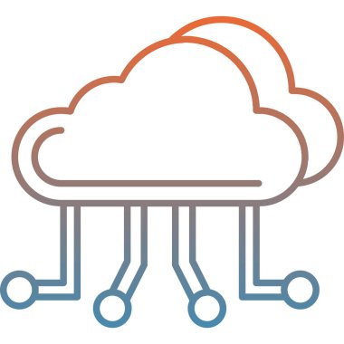 cloud computing. web icon simple design