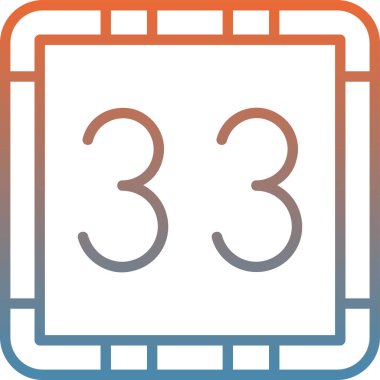 Takvim simgesi vektör illüstrasyonu