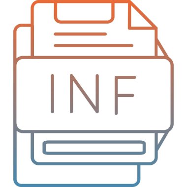 Bir dosya simgesinin vektör illüstrasyonu