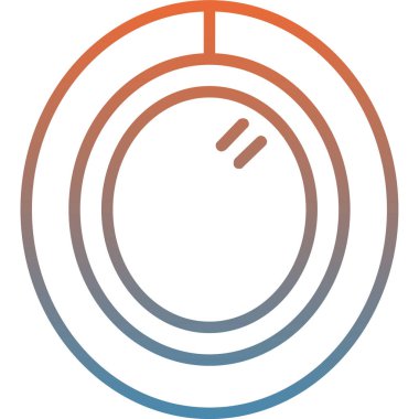 Saat. Web simgesi basit illüstrasyon