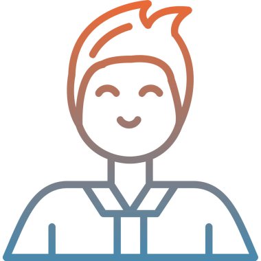 avatar erkek simgesi Doldurulmuş dış hat biçimi