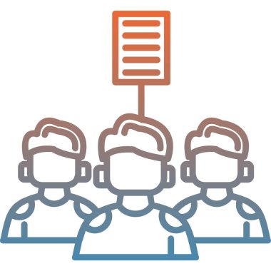 İş konsepti ikonu. düz resimleme.