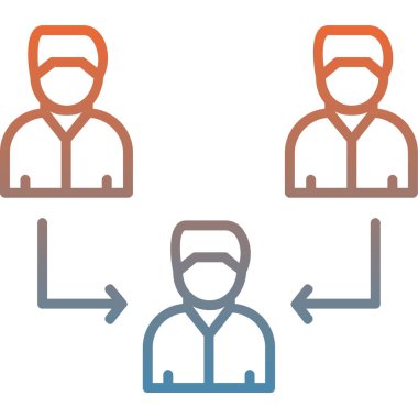 iş simgesi vektör illüstrasyonu