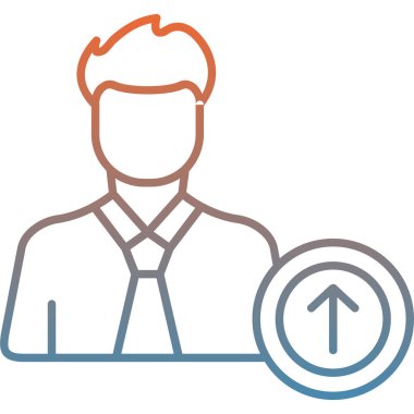 İş ve finans simgesinin vektör illüstrasyonu