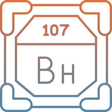 Kimyasal ağ ikonu vektör illüstrasyonu