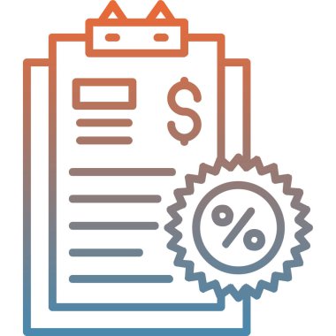 indirimli fiyat etiketi simgesi