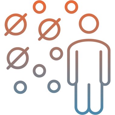 Sigara içmek yok. Web simgesi basit illüstrasyon