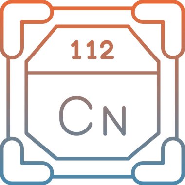 Kimyasal simgenin vektör illüstrasyonu