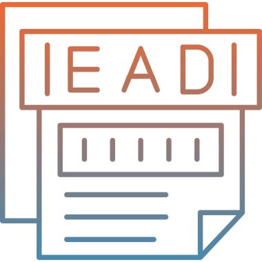 Modern simgenin vektör illüstrasyonu