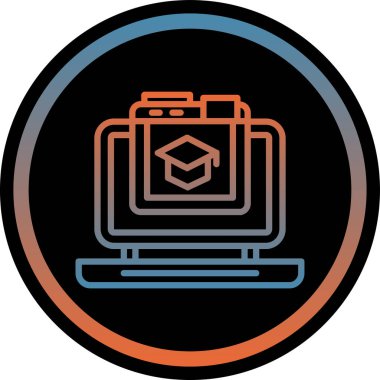 seo modern simgesinin vektör illüstrasyonu