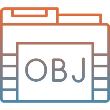 dosya biçimi simgesi, vektör illüstrasyonu