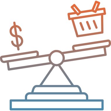 İş büyümesi simgesi, vektör illüstrasyonu