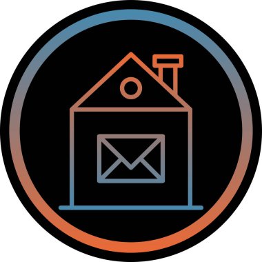 ev simgesi vektör illüstrasyonu