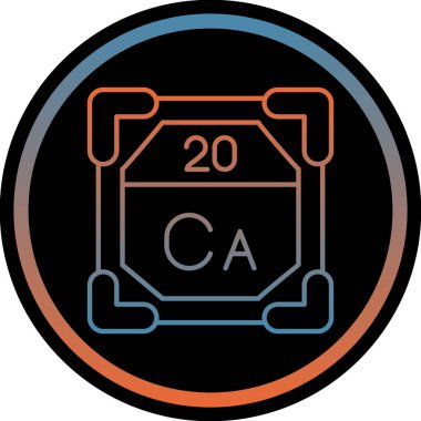 22 ve simge vektör illüstrasyonu