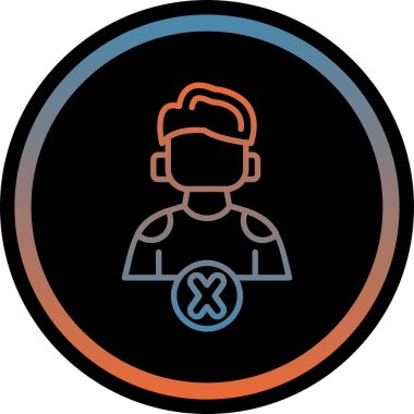 Haçı olan bir adamın vektör çizimi