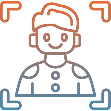 Doktor. Web simgesi basit illüstrasyon