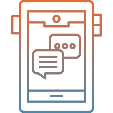 mobil uygulama vektör simgesi