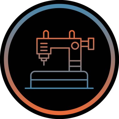 Robot simgesinin vektör illüstrasyonu