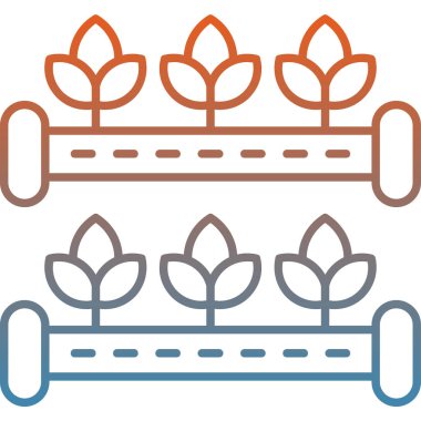 Çit. Web simgesi basit illüstrasyon