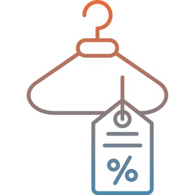 yüzde fiyat etiketi simgesi