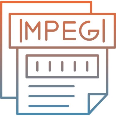 dosya biçimi simgesi, vektör illüstrasyonu