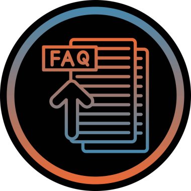 Dosya simgesinin vektör illüstrasyonu