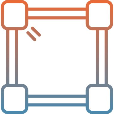 Bir spor salonu simgesinin vektör çizimi