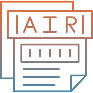 dosya biçimi simgesi, vektör illüstrasyonu