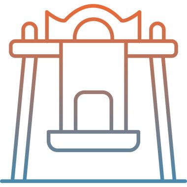 yapı inşaat simgesi ana hatları biçiminde