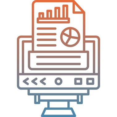 Modern yapı simgesinin vektör illüstrasyonu