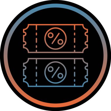 Modern bir simgenin vektör illüstrasyonu