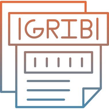 file format icon, simple vector illustration