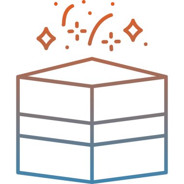 Çizgi film simgesinin vektör çizimi