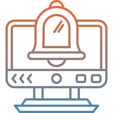 Bilgisayar simgesi. Basit resimleme