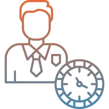 Çalışanların & yönetimi için iş yönetimi dairesi simgesi