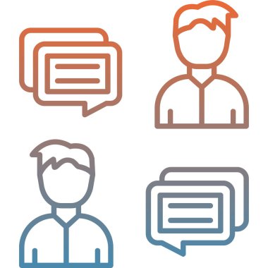 Basit vektör simgeleri, kullanıcı arayüzü