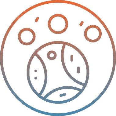 Top. Web simgesi basit illüstrasyon