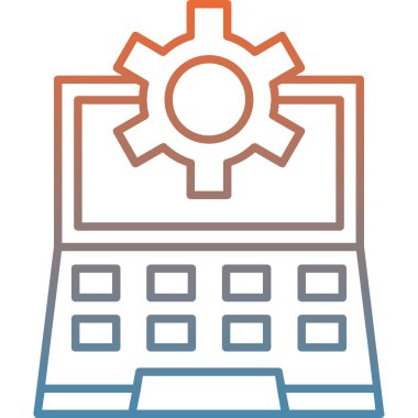 Ayarlama. Web simgesi basit illüstrasyon