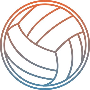 Voleybol. Basit tasarım