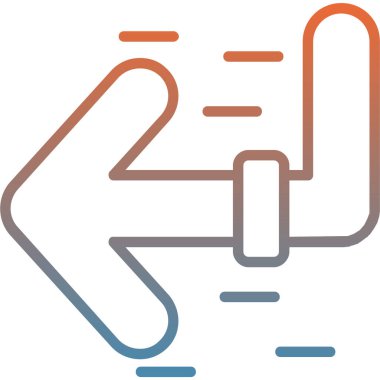 Bir b simgesinin vektör illüstrasyonu