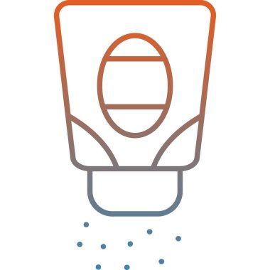 Tuz. Web simgesi basit illüstrasyon